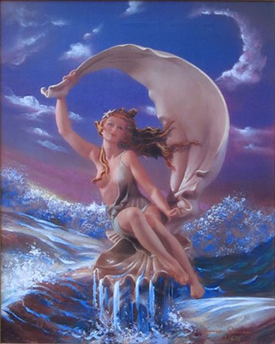 GIUSEPPE ARMANI GICLEE TITLED "WIND SONG": GIUSEPPE ARMANI GICLEE TITLED "WIND SONG" Number 182/675. Signed Lower Right. Measures Approximately 21" Tall by 16-1/2" Wide Plus Frame. Comes with Box and Paper Work. WE WILL NOT SHIP THIS ITEM BUT 
