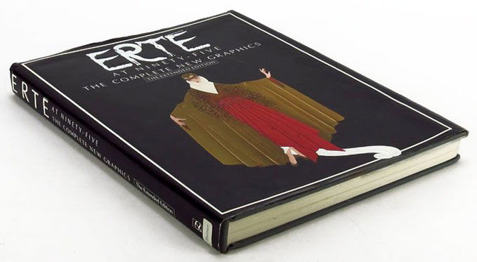 LARGE ILLUSTRATED BOOK ON ERTE: LARGE ILLUSTRATED BOOK ON ERTE published in 1987 for Erte's 95th birthday, by E.P.Dutton, with original jacket, very good condition WE WILL SHIP THIS ITEM FOR $35 PLUS INSURANCE