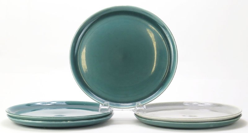 Collection of Five Russel Wright Platters. Measures: 10: Collection of Five Russel Wright Platters. Measures: 10 Inches in Diameter. Shipping $45.00