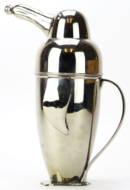 Art Deco Style Penguin Drink Chrome Pitcher. Good: Art Deco Style Penguin Drink Chrome Pitcher. Good Condition. Measures: 11 Inches Tall. Shipping $35.00