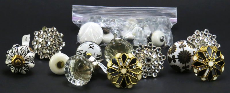 Bag of Drawer Pulls and Handles with Hardware. Shipping: Bag of Drawer Pulls and Handles with Hardware. Shipping $25.00