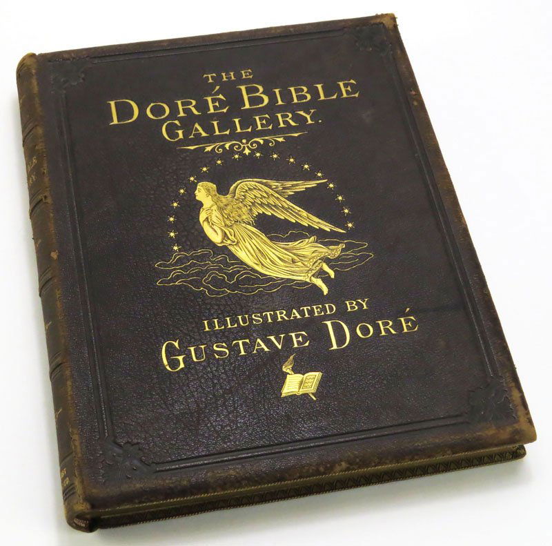 The Dore Bible Gallery. Illustrated by Gustave Dore.: The Dore Bible Gallery. Illustrated by Gustave Dore. 1880 The Fine Art Publishing company. Measures 12 Inches by 9-3/4 Inches. Shipping $28.00