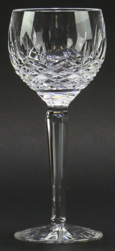 Six (6) Brand New Boxed Waterford Crystal Wine Hocks: Six (6) Brand New Boxed Waterford Crystal Wine Hocks Stems in the "Kenmare" Pattern. Measures 7-3/8 Inches Tall. Shipping $45.00