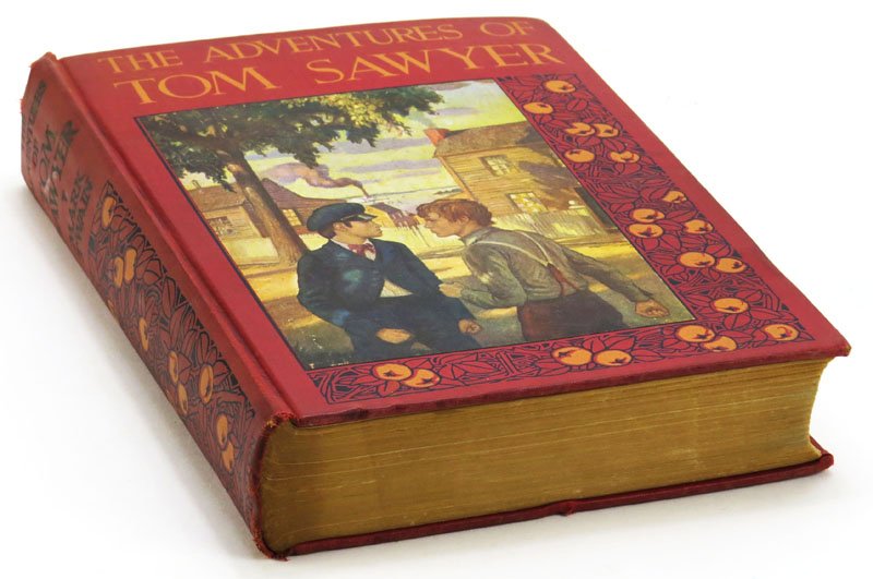 Tom Sawyer by Mark Twain Hard Cover Book. 1931 Edition,: Tom Sawyer by Mark Twain Hard Cover Book. 1931 Edition, Peter Hurd Illustrator. Good Condition. Shipping $20.00