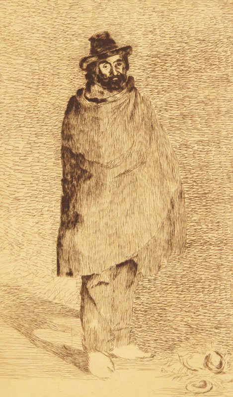 possibly: Paul Adolphe Rajon French (1843-1888) Engravi: possibly: Paul Adolphe Rajon French (1843-1888) Engraving "Portrait of Bearded Man with Hat" Unsigned. Good Condition, Minor Toning. Measures 11-1/4 Inches by 7 Inches (sight) Frame Measures 18-3/8 In