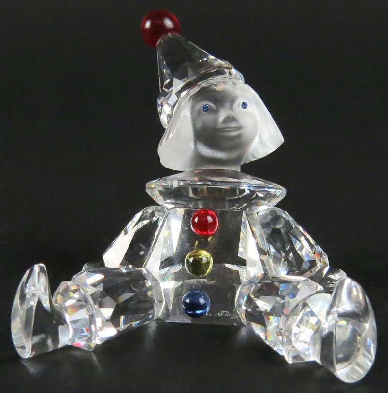 Swarovski Austria Crystal Puppet Figurine in Original: Swarovski Austria Crystal Puppet Figurine in Original Box With Certificate. Good Condition. Measures 2 Inches. Shipping $20.00