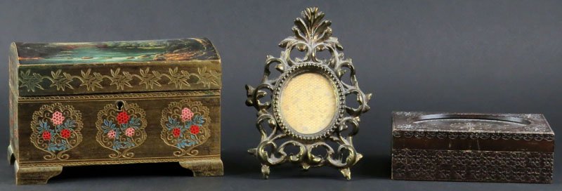 Musical Jewelry Box and Costume Pearl Necklace together: Musical Jewelry Box and Costume Pearl Necklace together with Polish Wooden Box and Metal Picture Frame. Good Condition. Shipping $46.00