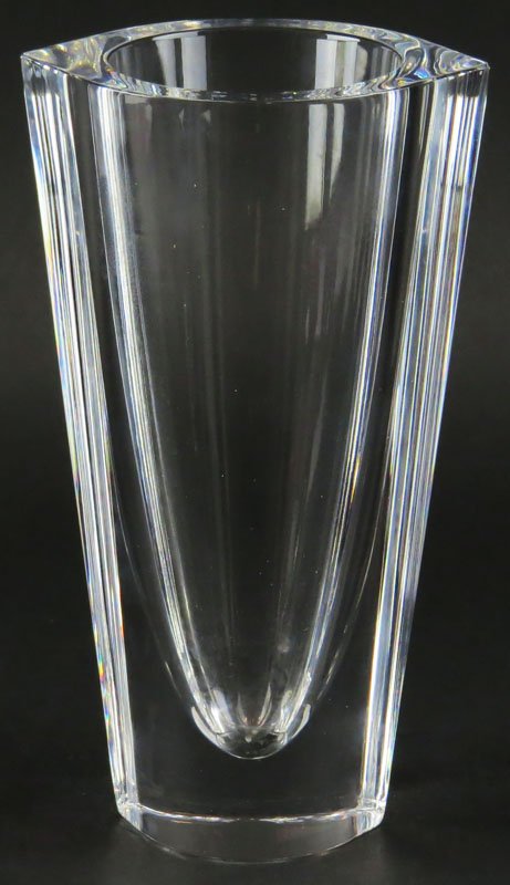 Orrefors Crystal Vase. Good Condition. Heavy. Shipping: Orrefors Crystal Vase. Good Condition. Heavy. Shipping $40.00