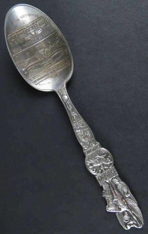 1904 St. Louis Worlds Fair Silver Plate Collectors: 1904 St. Louis Worlds Fair Silver Plate Collectors Spoon. Very Good Condition. Measures 6 Inches Long. Shipping $20.00