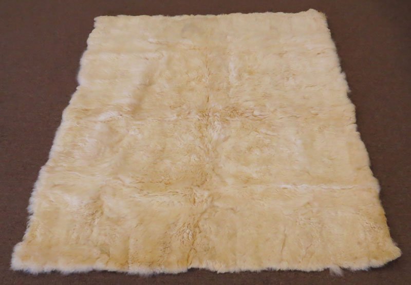 Brand New Never Used Peruvian Alpaca Rug or Small: Brand New Never Used Peruvian Alpaca Rug or Small Throw. Unsigned. Has a few small rough spots on Liner. Measures 48 Inches by 72 Inches. Shipping $50.00