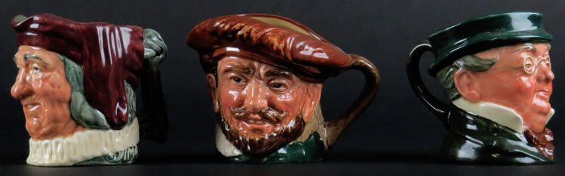 Collection of Three (3) Medium Size Royal Doulton Toby (1 of 1)