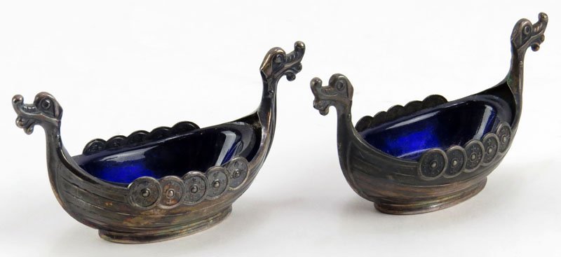 Pair of Theodor Olsens Eftf Norwegian Sterling Silver (1 of 1)