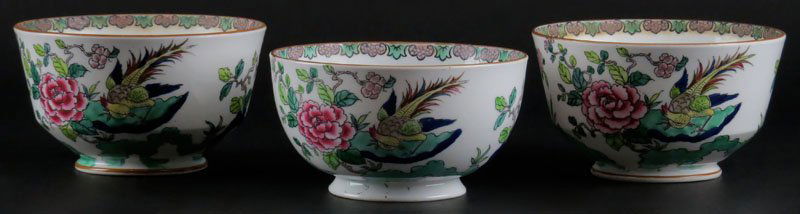Three (3) Crown Staffordshire England Porcelain Bowls (1 of 1)