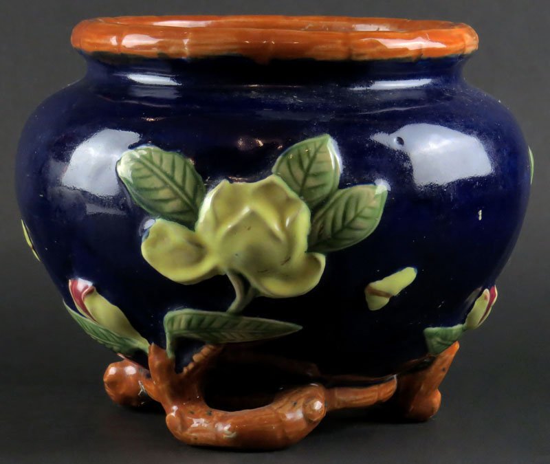 19th Century Majolica Porcelain JardiniÄre. Unsigned. (1 of 1)