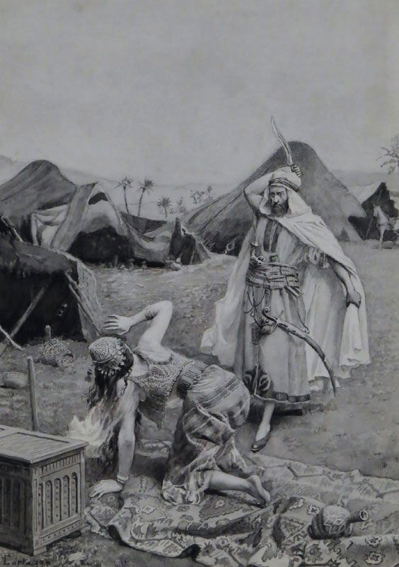 Oreste Cortazzo Italian (born1836- ) Black and White (1 of 1)