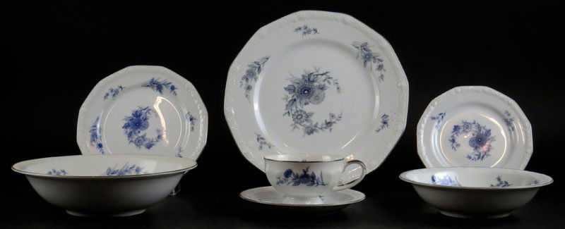 Eighty Six (86) Piece Excelsior "Andromeda" Porcelain (1 of 1)