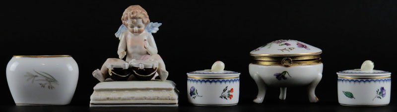 Five (5) Misc Porcelain Items: Including One (1) Angel (1 of 1)