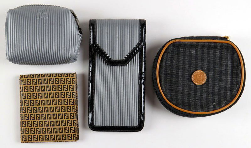Collection of Four (4) Fendi Purse Related Items. Good (1 of 1)