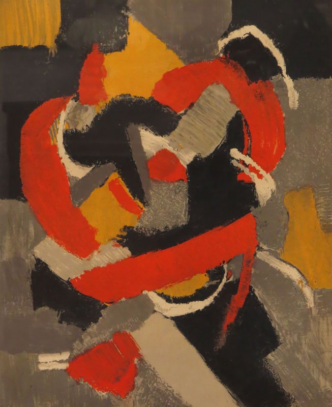 Signed Calmeted Limited Edition Abstract Lithograph. (1 of 1)