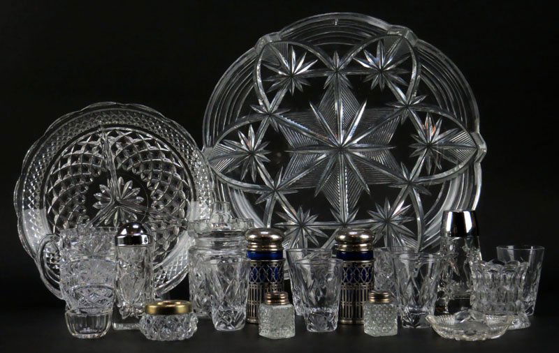 Miscellaneous Box Lot of Mostly Crystal and Glass (1 of 1)