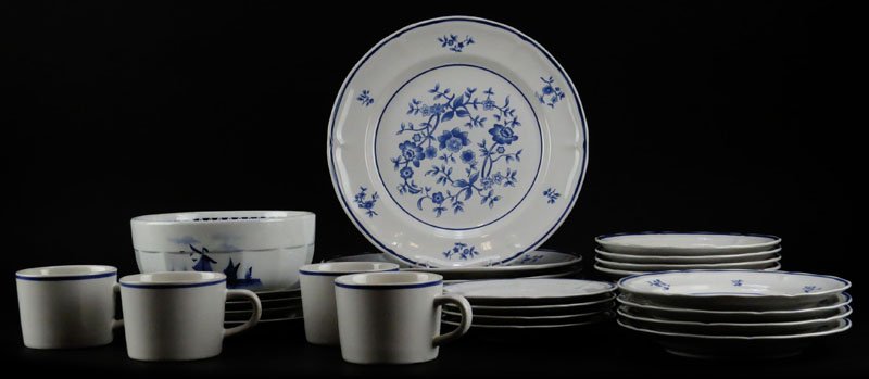 Miscellaneous Box Lot of Mostly Porcelain Dinnerware. (1 of 1)