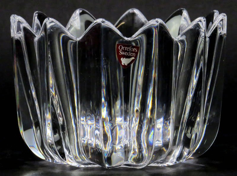 Orrefores Crystal Bowl in Original Box. Very Good (1 of 1)