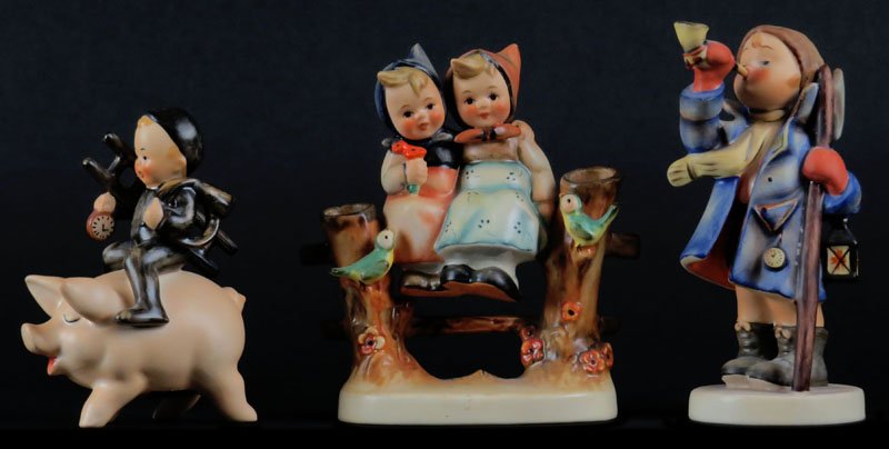 Three (3) Goebel Hummel Figurines Including: Chimney (1 of 1)