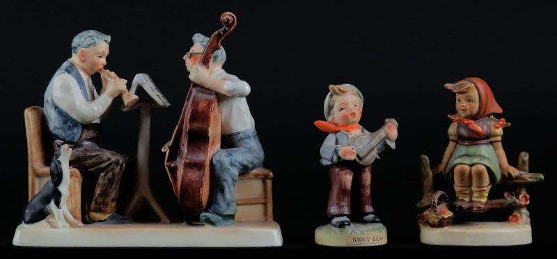 Three (3) Figurines Including: Goebel Hummel  Norman (1 of 1)