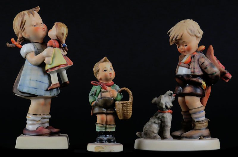 Three (3) Goebel Hummel Figurines Including: Kiss Me (1 of 1)
