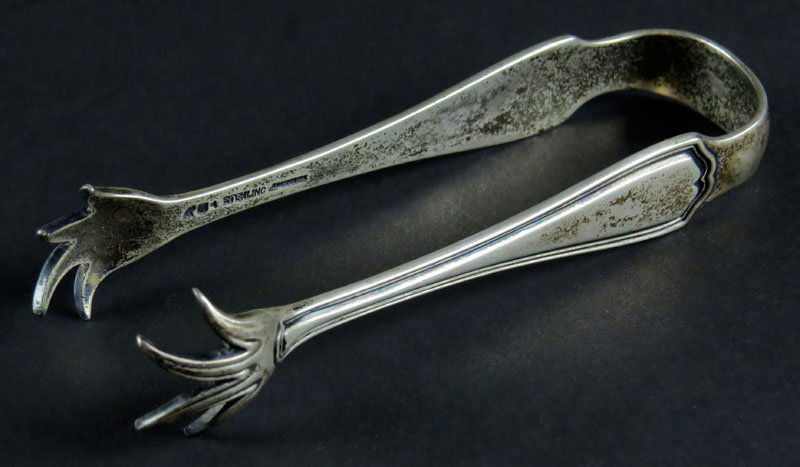 Pair of Reed and Barton Sterling Silver Eagle Claw (1 of 1)
