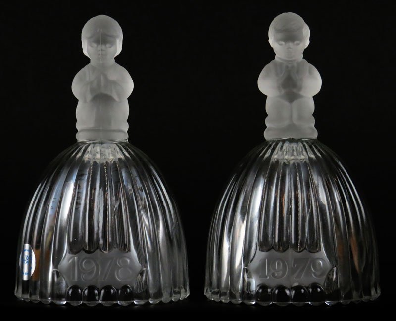 Set Of Hummel Goebel Crystal Bells. 1978 Praying Girl (1 of 1)
