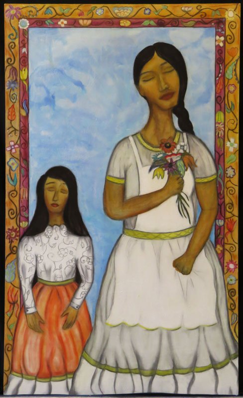 Large American School Oil on Canvas "Untitled" Signed (1 of 1)