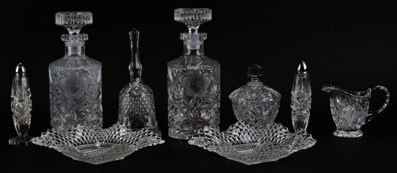 Two (2) Crystal Decanters Together With Miscellaneous (1 of 1)