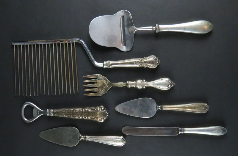 Lot of Seven (7) Sterling Silver Handled Utensils. (1 of 1)