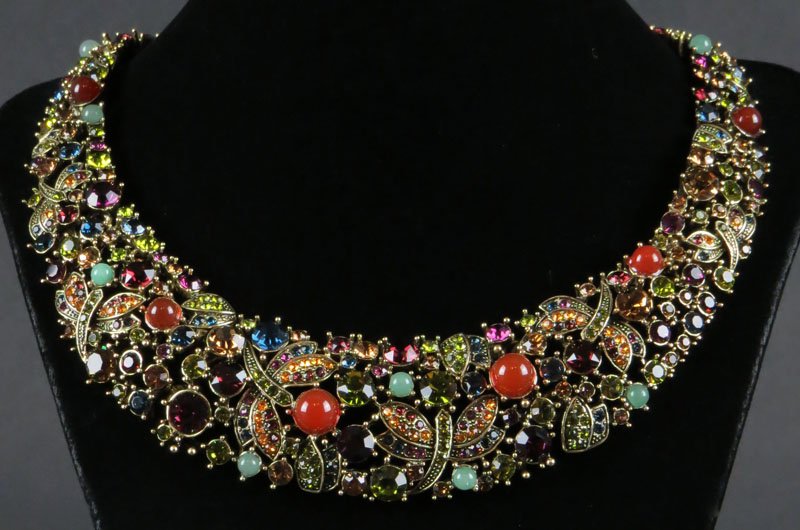 Heidi Daus Multicolored Dragonfly Crystal Necklace. (1 of 1)