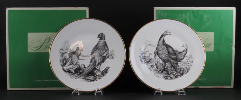 Two (2) Boehm Porcelain Gamebirds Plates in the (1 of 1)