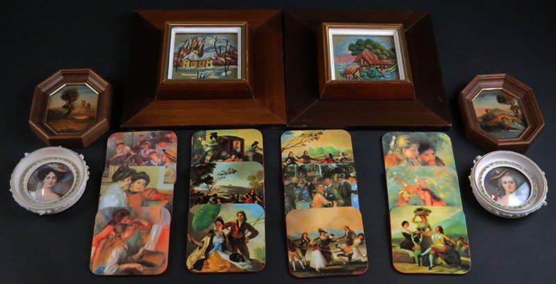 Mixed Lot of Paintings, Prints, Needlepoints and (1 of 1)