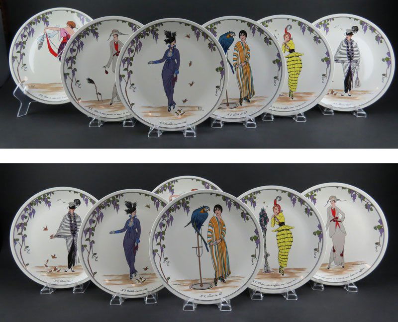 Six (6) Villeroy & Boch Porcelain Dinner Plates in the (1 of 1)