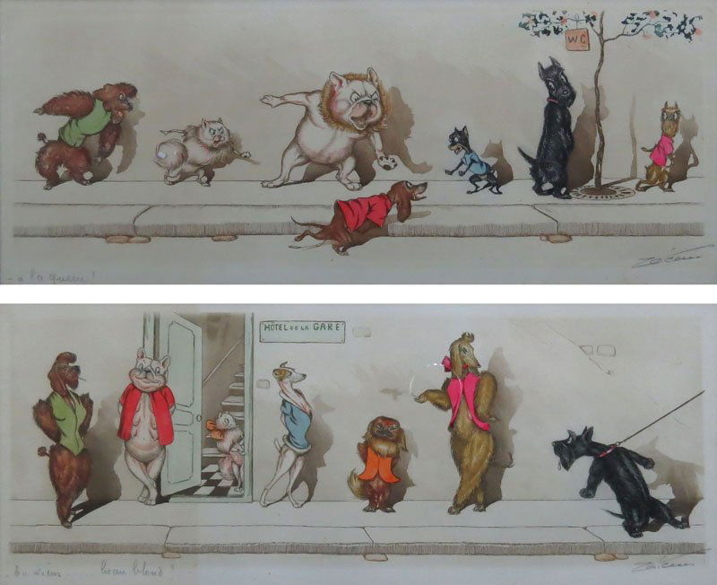 after: Boris O'Klein French (1893-1985) Two (2) Dirty (1 of 1)