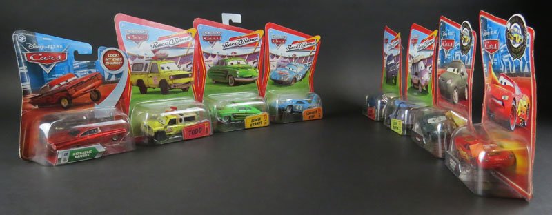 Eight (8) Disney Pixar Die-Cast Cars Including Two (2) (1 of 1)