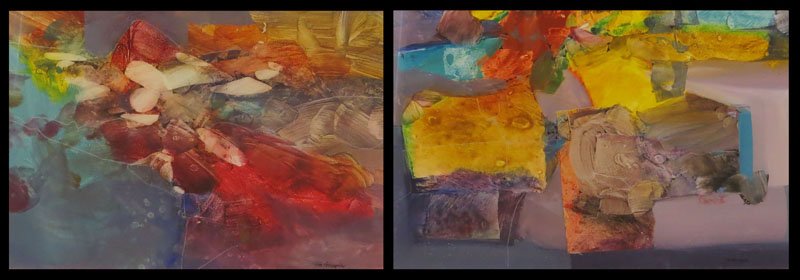 Two (2) Framed Colorful Prints. Signed Tom Anderson. (1 of 1)