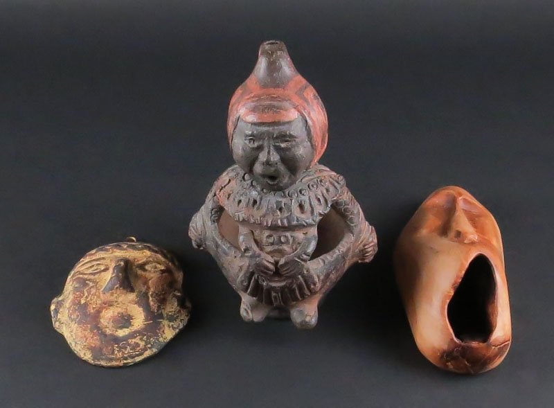 Tribal Figurine Incense Burner. Unsigned. Good (1 of 1)