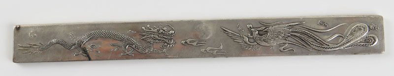 Chinese Low Grade Silver Dragon Bullion or Paperweight (1 of 1)