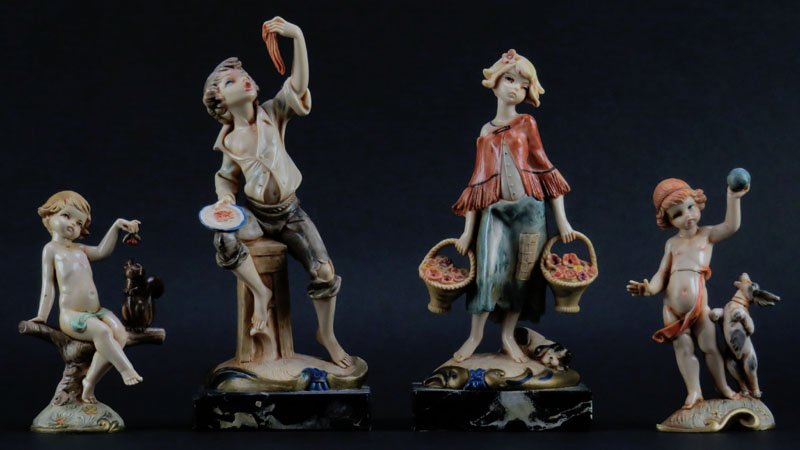 Four (4) Italian Figurines Including: Simonelli (1 of 1)