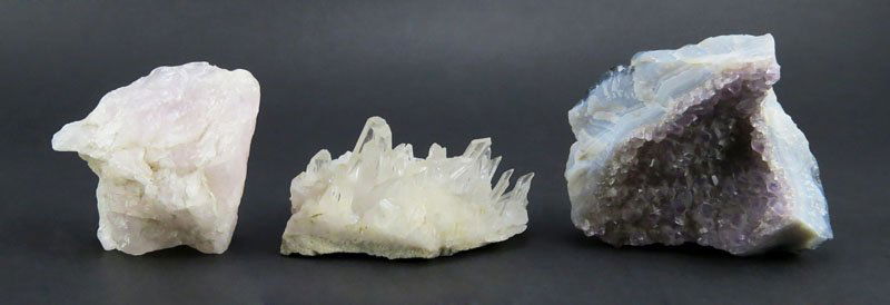 Three (3) Specimens and Geode. Unsigned. Good (1 of 1)