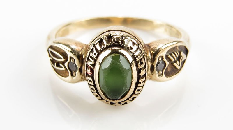 2003 Hollywood Christian School 10 Karat Yellow Gold, (1 of 1)