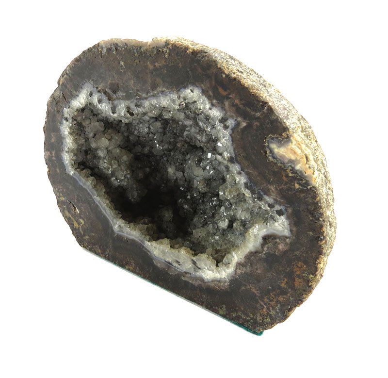 Polished Geode with Quartz Center. Unsigned. Good (1 of 1)