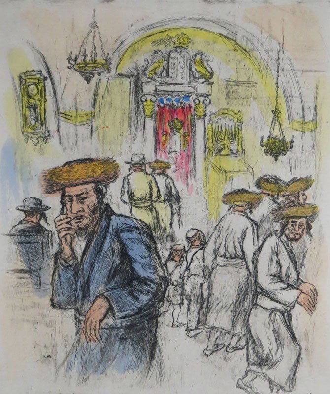 Ira Moskowitz American-Polish (born1912- ) Lithograph (1 of 1)