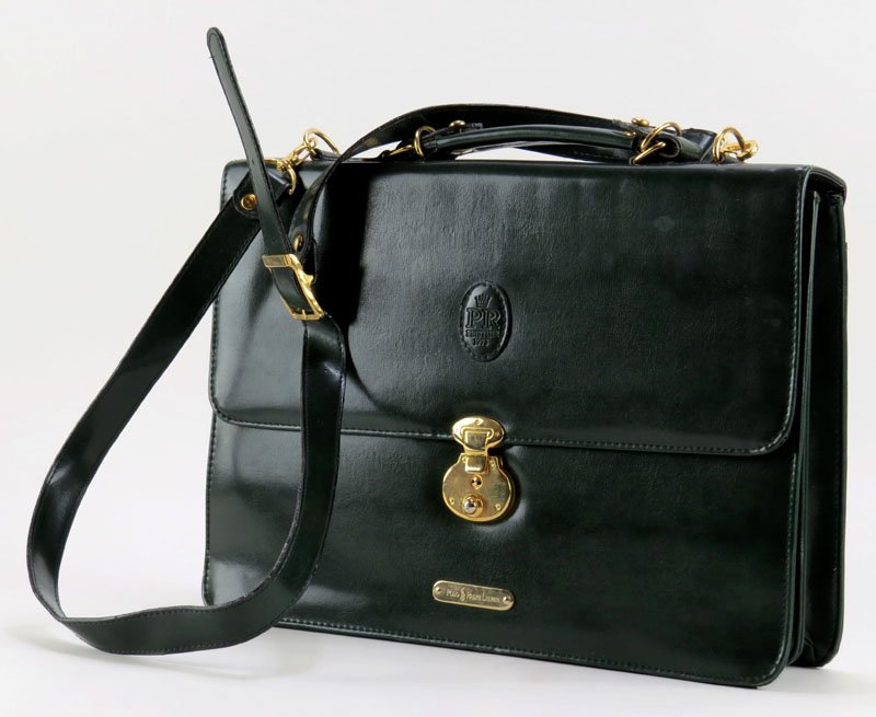 Polo Ralph Lauren Dark Green Pristine 1973 Briefcase. (1 of 1)