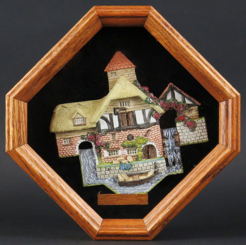 1990 David Winter "Pershore Mill" Shadowbox Mounted (1 of 1)
